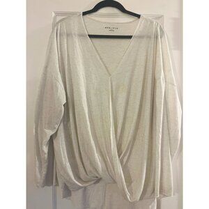 Ava & Viv Drapey Sheer Tunic